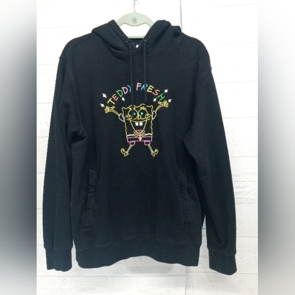 Teddy Fresh Nickelodeon SpongeBob Black 2020 Size Medium Hoodie